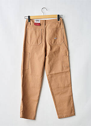 Pantalon drept elasticitate mărime normală maro TOMMY HILFIGER bărbat