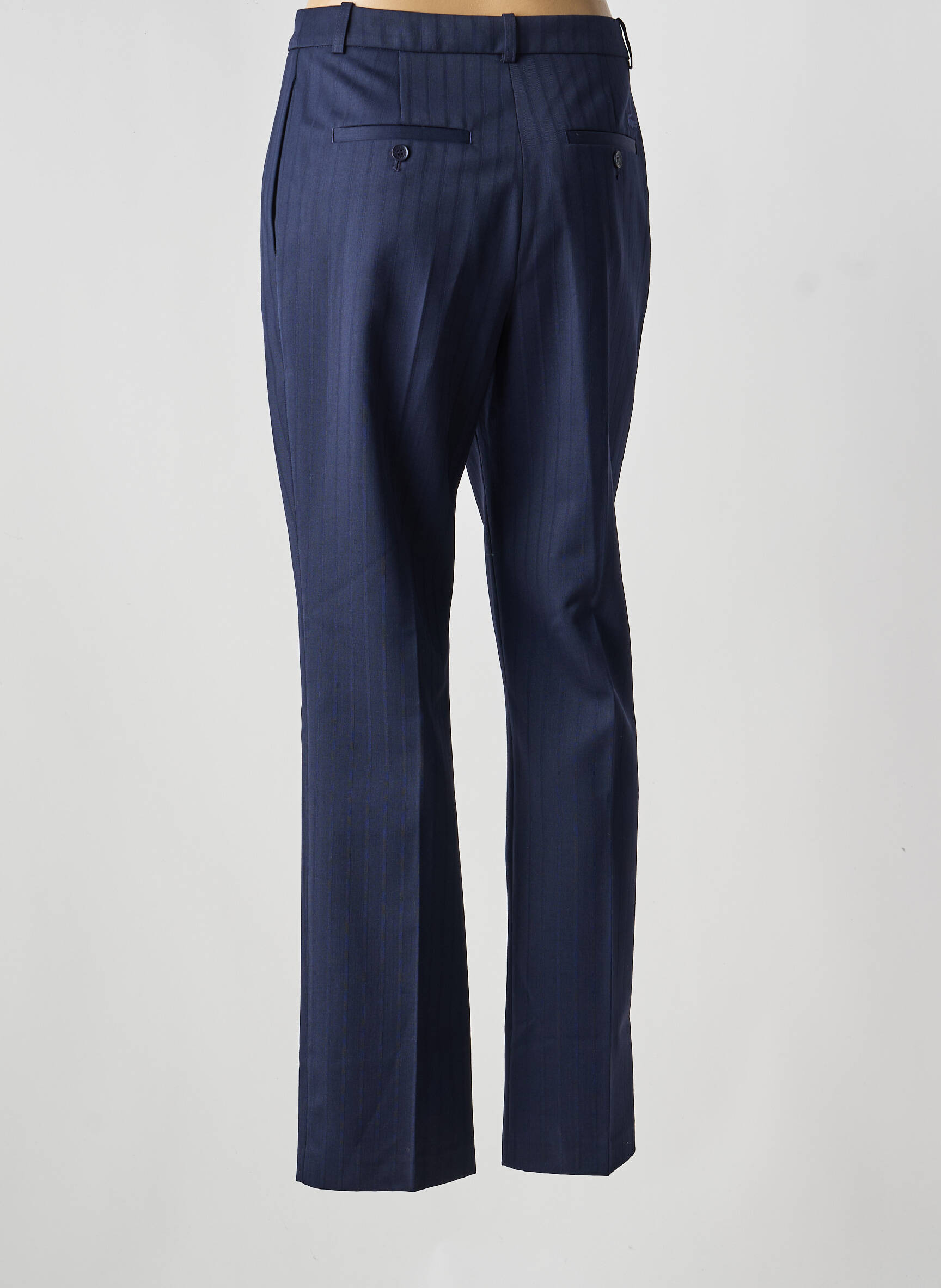 Pantalon drept elasticitate mărime normală albastru LACOSTE femeie