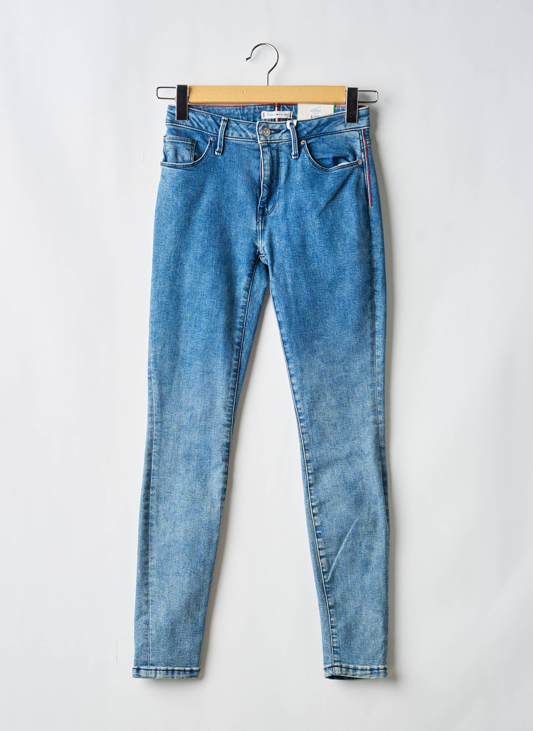 Blugi skinny mărime normală mărime normală albastru TOMMY HILFIGER femeie