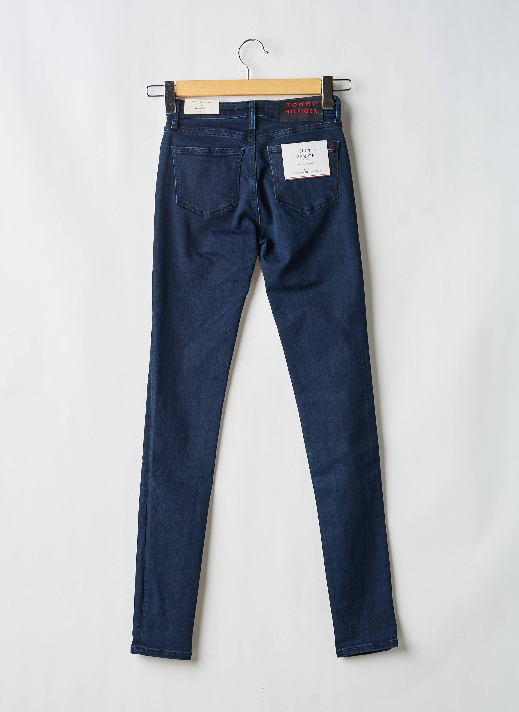 Blugi cu croială slim elasticitate mărime normală albastru TOMMY HILFIGER femeie