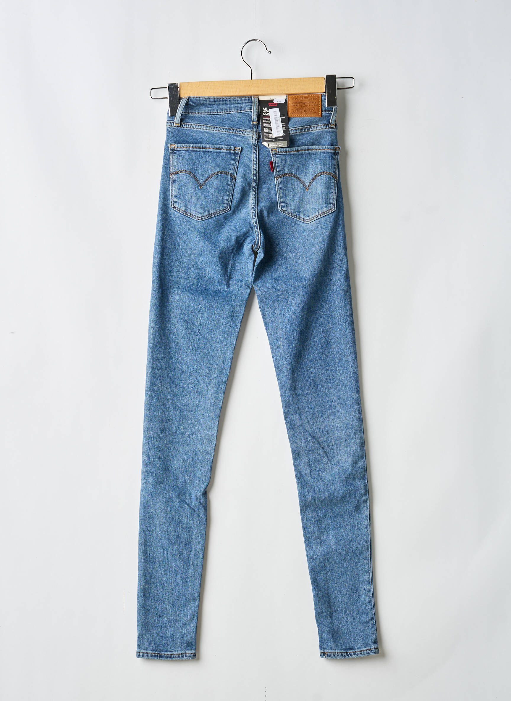 Blugi skinny mărime normală mărime normală albastru LEVI'S femeie