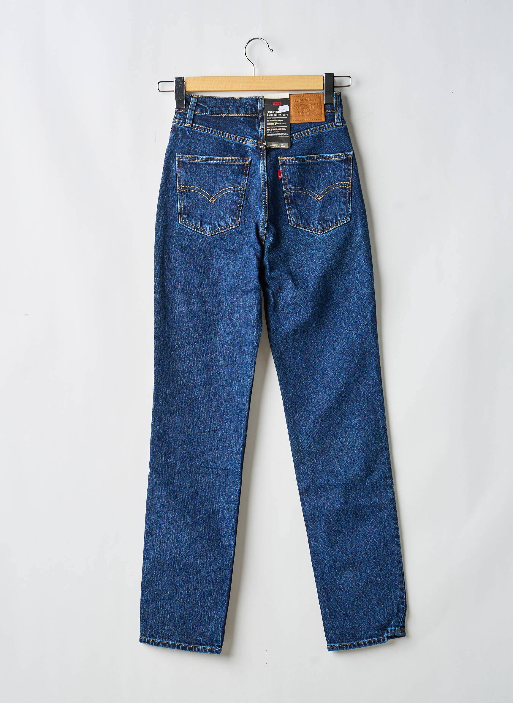 Blugi cu croială slim broderie cu nituri mărime normală albastru LEVI'S femeie