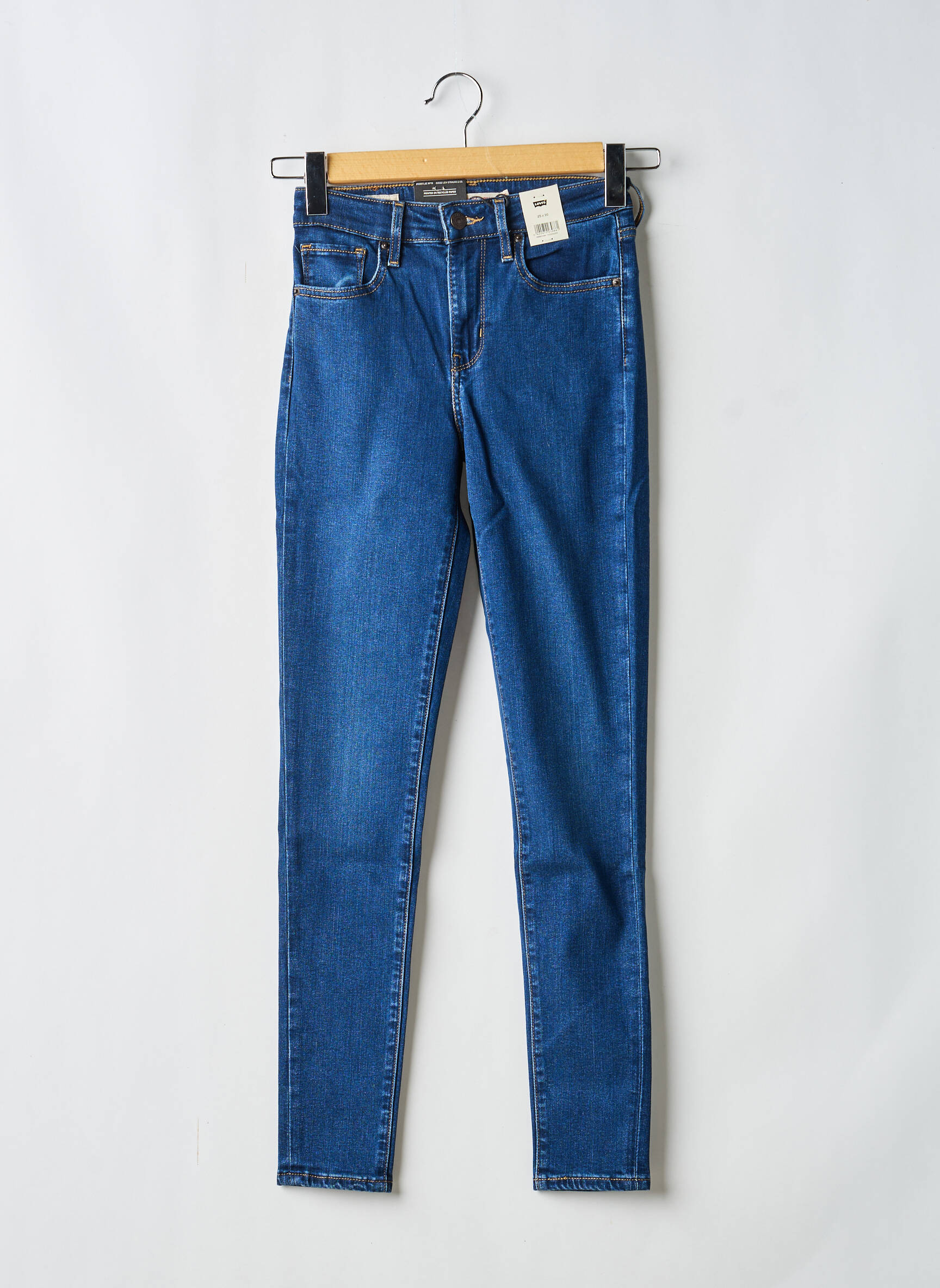 Blugi skinny mărime normală mărime normală albastru LEVI'S femeie