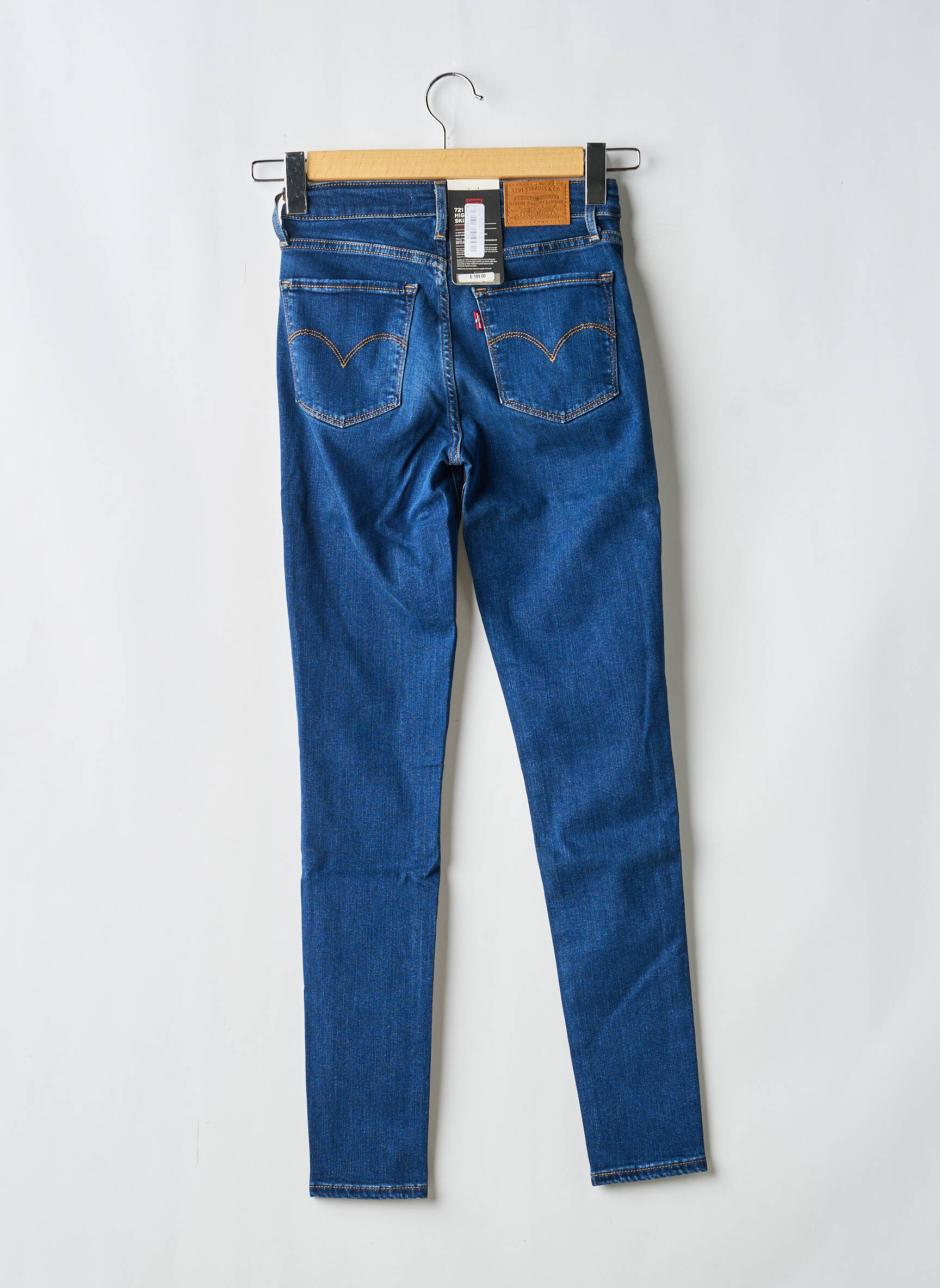 Blugi skinny mărime normală mărime normală albastru LEVI'S femeie
