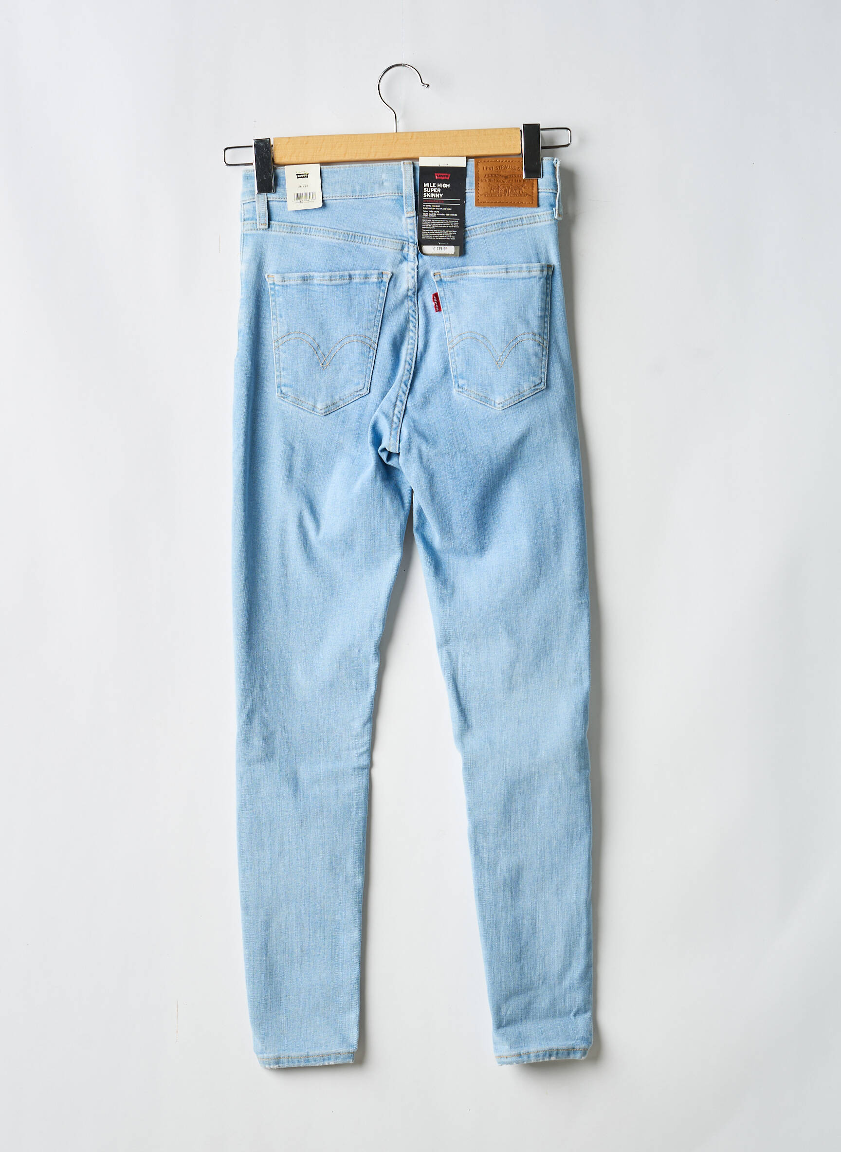 Blugi skinny mărime normală mărime normală albastru LEVI'S femeie