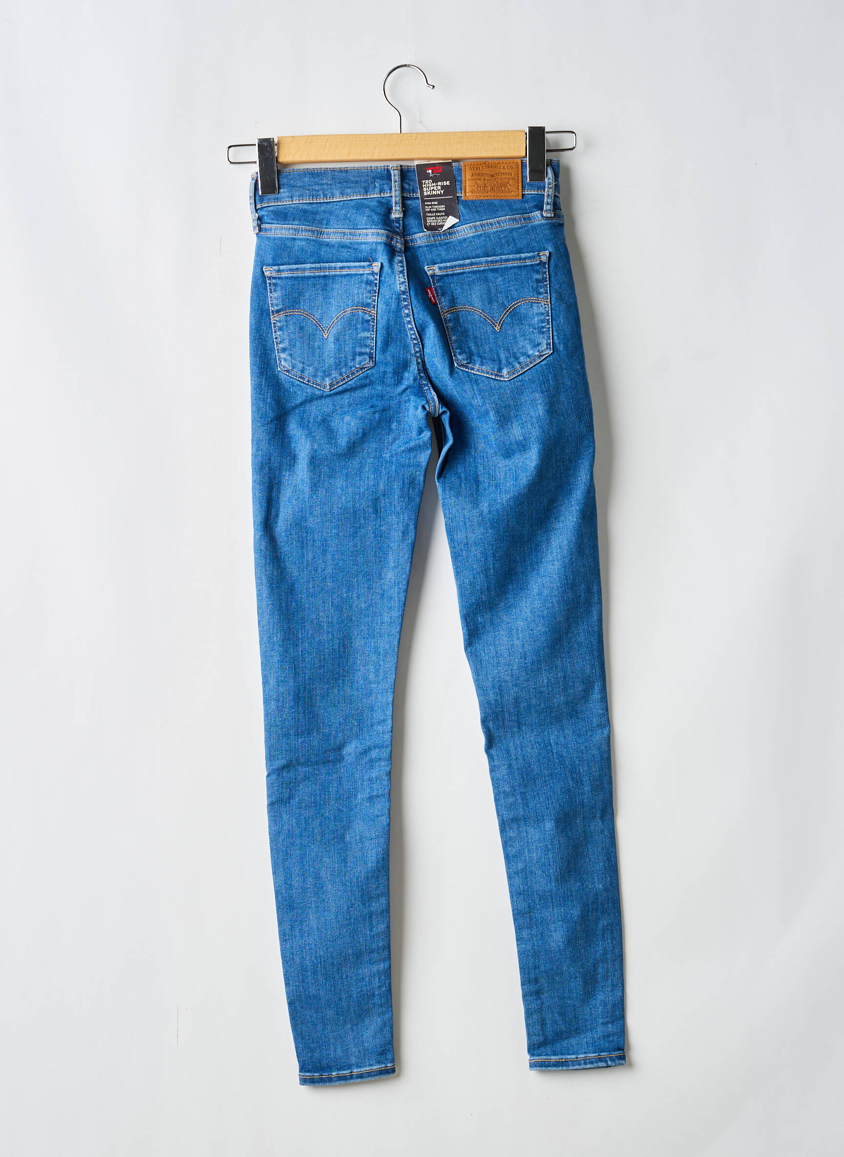 Blugi skinny mărime normală mărime normală albastru LEVI'S femeie