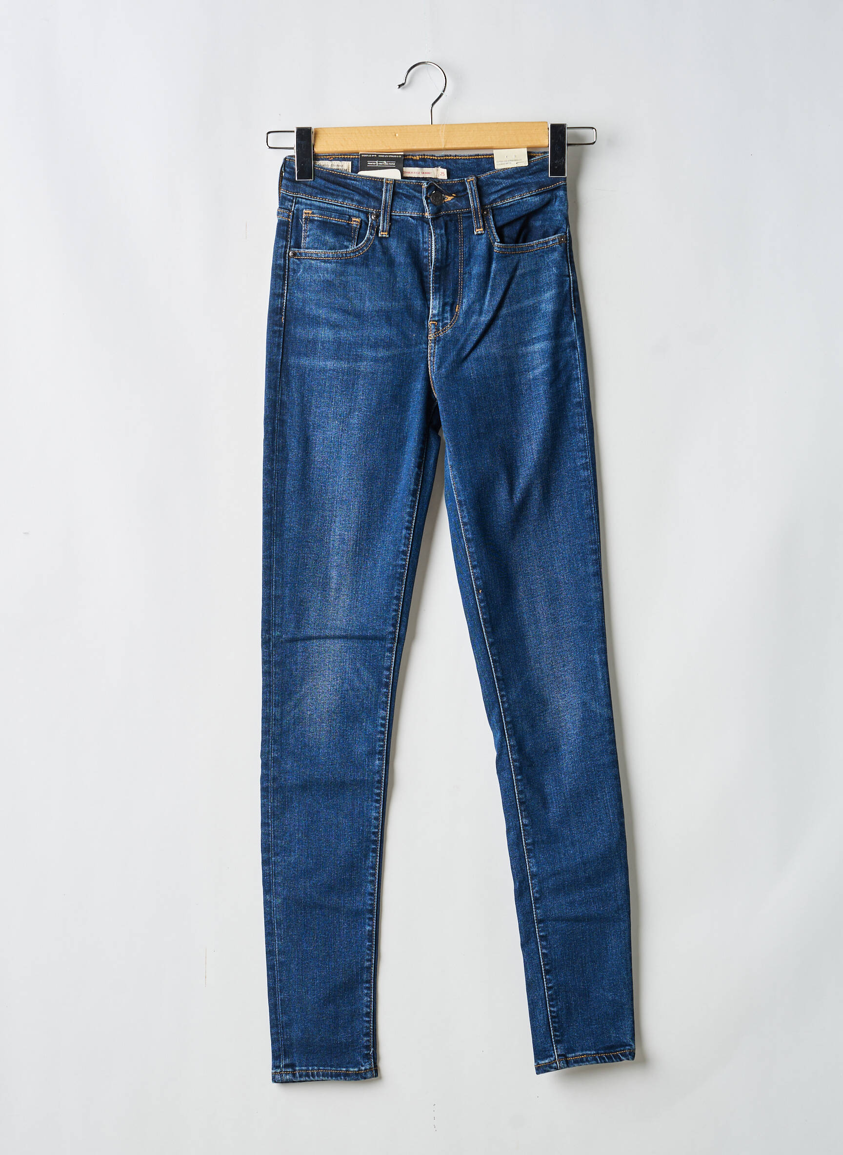 Blugi skinny mărime normală mărime normală albastru LEVI'S femeie