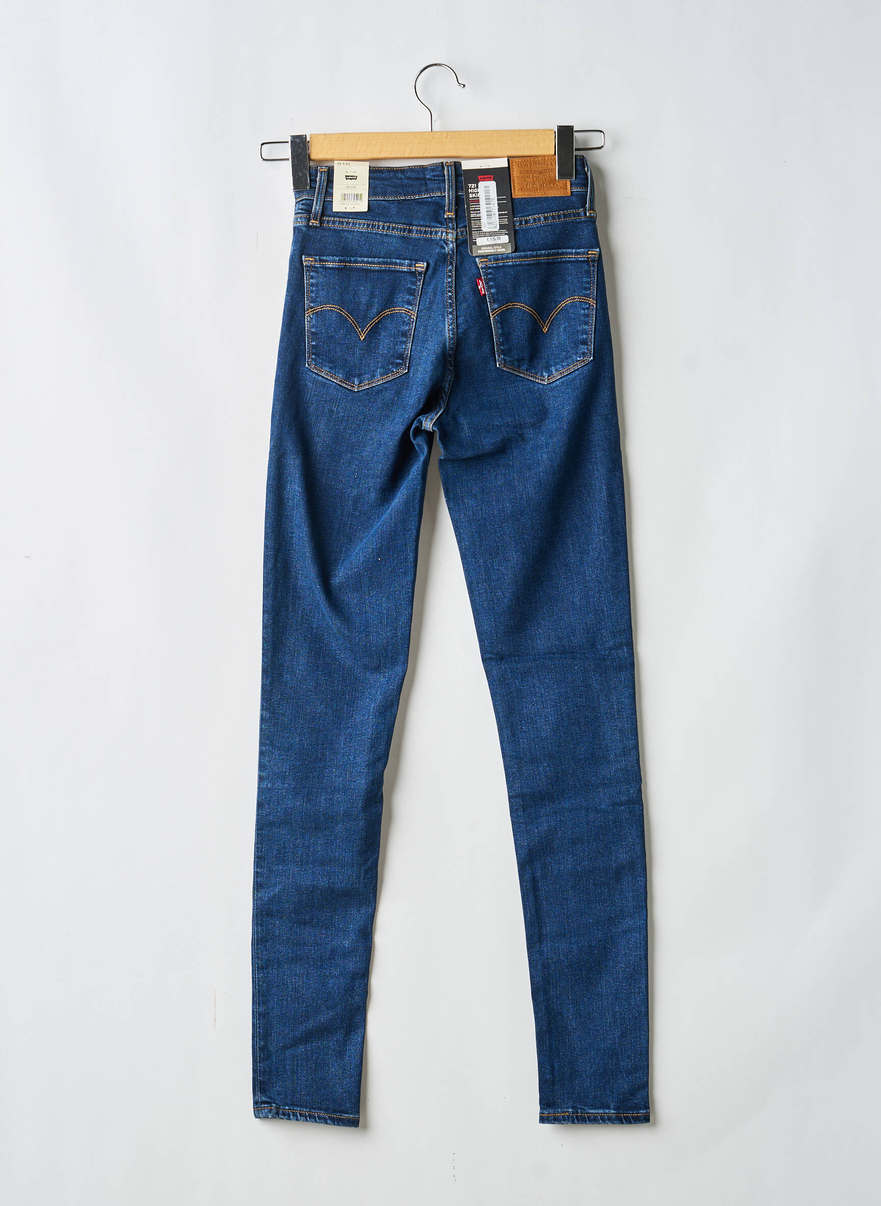 Blugi skinny mărime normală mărime normală albastru LEVI'S femeie