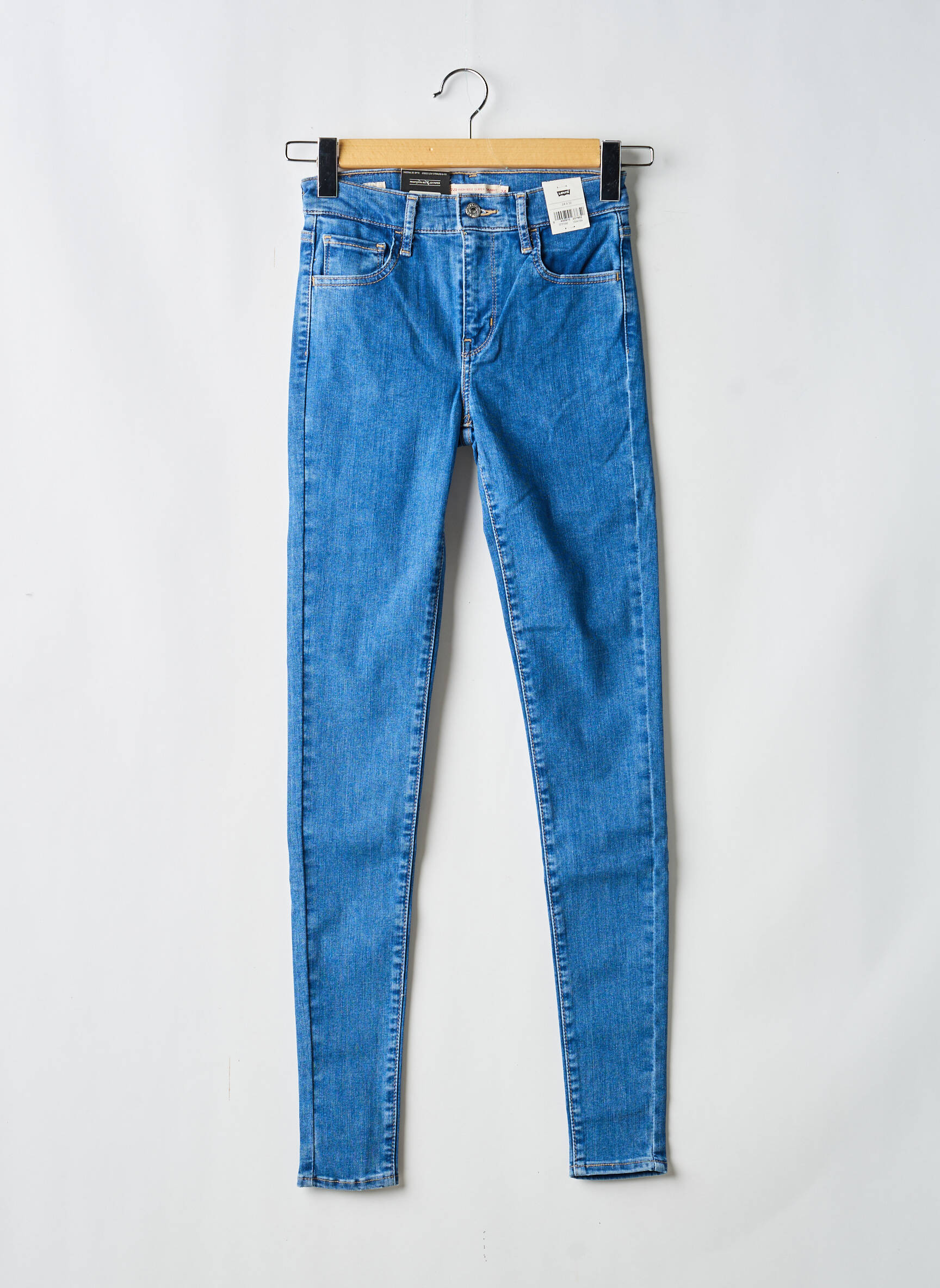 Blugi skinny mărime normală mărime normală albastru LEVI'S femeie