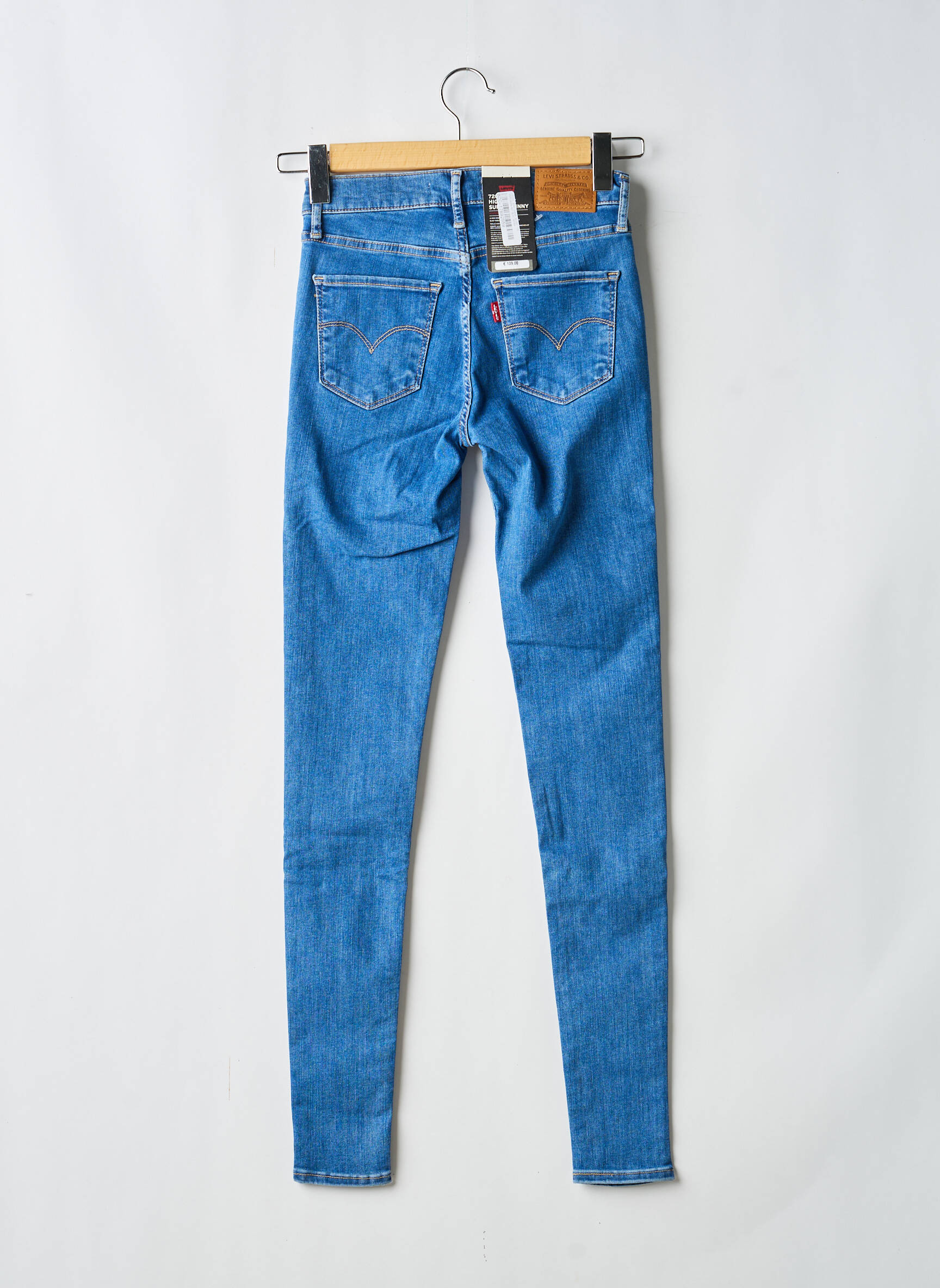 Blugi skinny mărime normală mărime normală albastru LEVI'S femeie