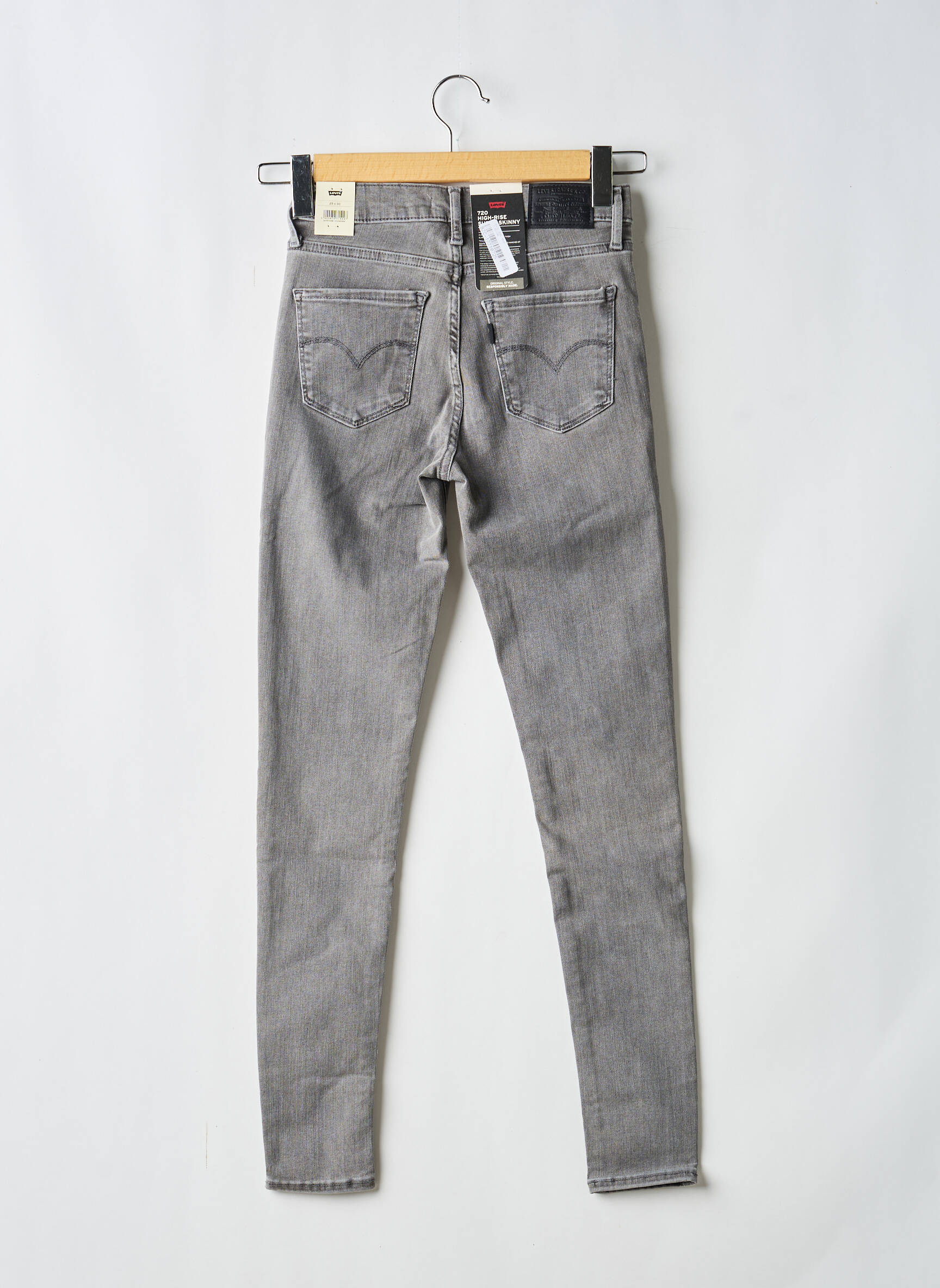 Blugi skinny mărime normală mărime normală gri LEVI'S femeie