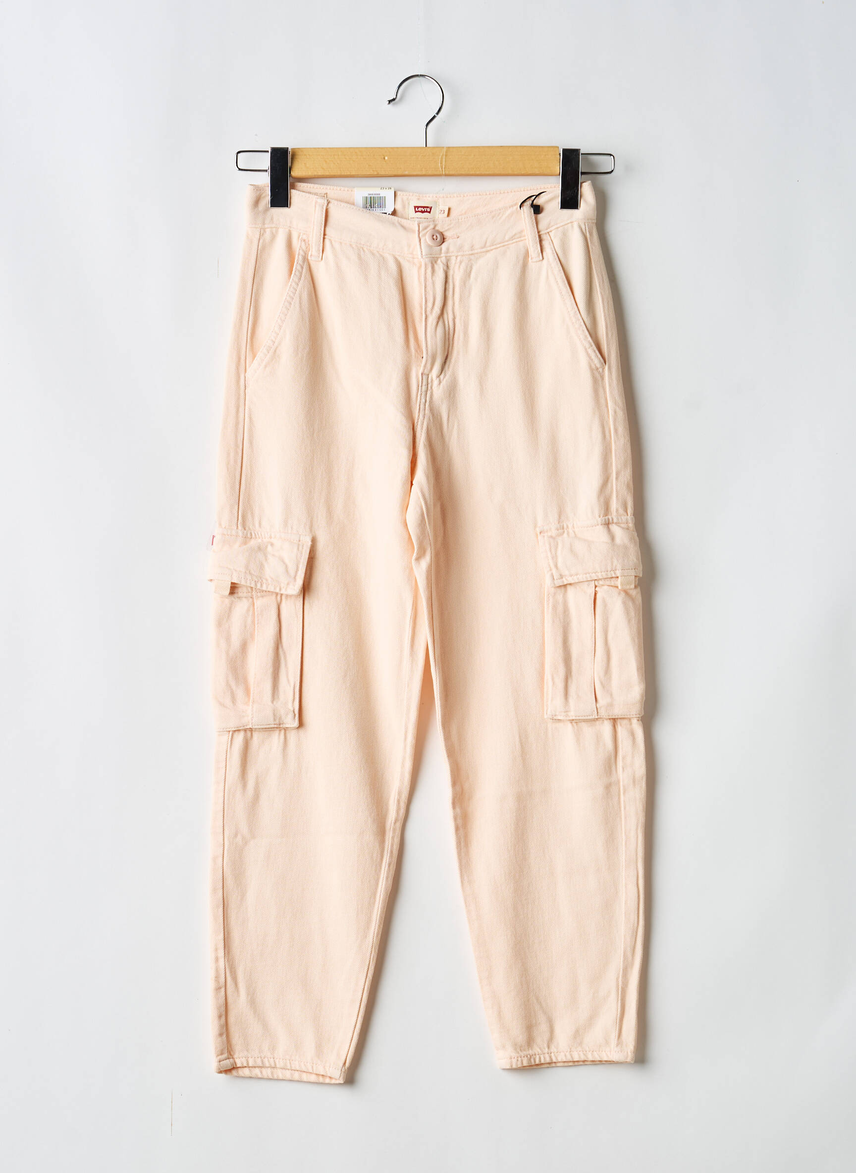 Pantalon cargo buzunare mărime normală roz LEVI'S femeie