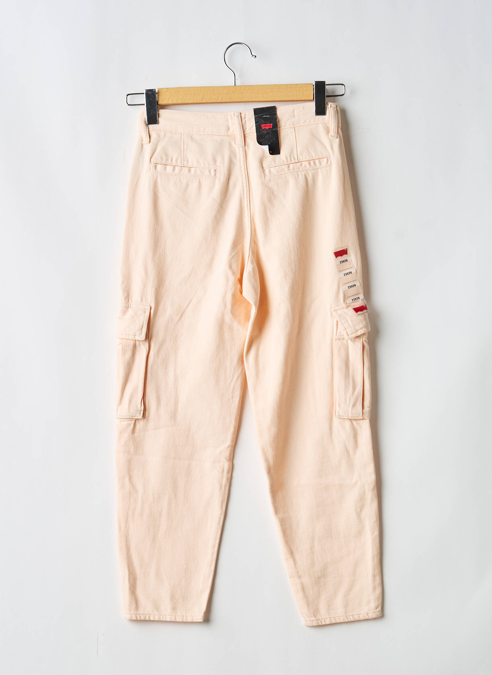 Pantalon cargo buzunare mărime normală roz LEVI'S femeie