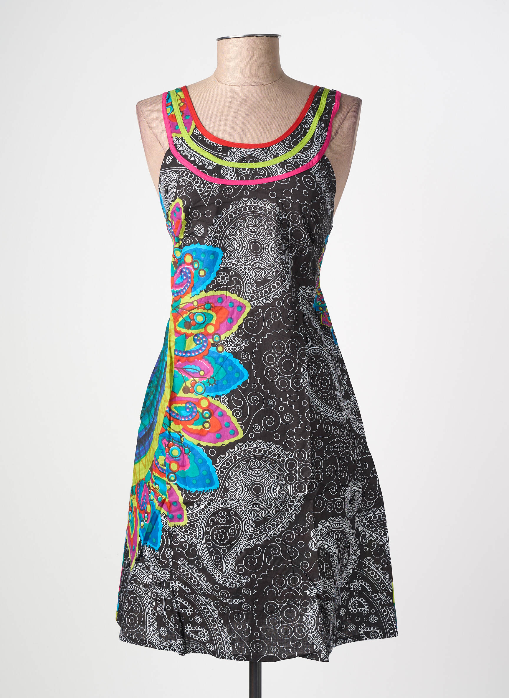 Rochie scurtă fără mâneci fără mâneci negru BAMBOO'S femeie