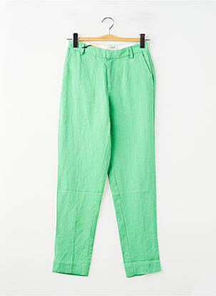 Pantalon chino închidere cu fermoar sub clapetă cu cârlig mărime normală verde SCOTCH & SODA femeie