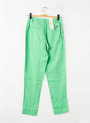 Pantalon chino închidere cu fermoar sub clapetă cu cârlig mărime normală verde SCOTCH & SODA femeie