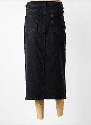 Fustă midi elasticitate negru CUP OF JOE DENIM femeie