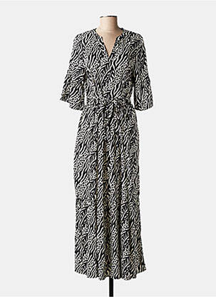 Rochie lungă mâneci scurte mâneci scurte negru B.YOUNG femeie