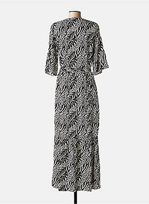 Rochie lungă mâneci scurte mâneci scurte negru B.YOUNG femeie
