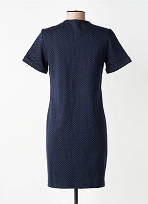 Rochie scurtă mâneci scurte mâneci scurte albastru I.CODE (By IKKS) femeie