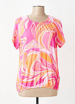 Tricou imprimeu fantezie mâneci scurte roz BETTY BARCLAY femeie