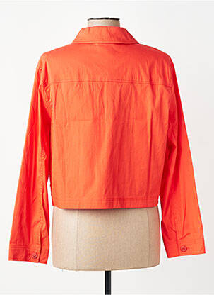 Jachete casual manșete cu nasturi și deschidere portocalie ROBE LEGERE BY VERA MONT femeie