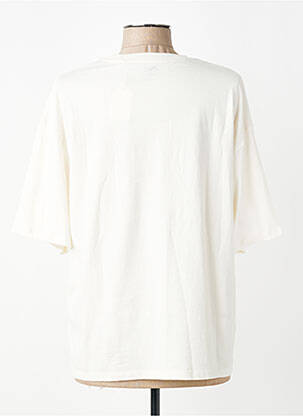 Tricou imprimeu fantezie mâneci scurte bej MKT STUDIO femeie
