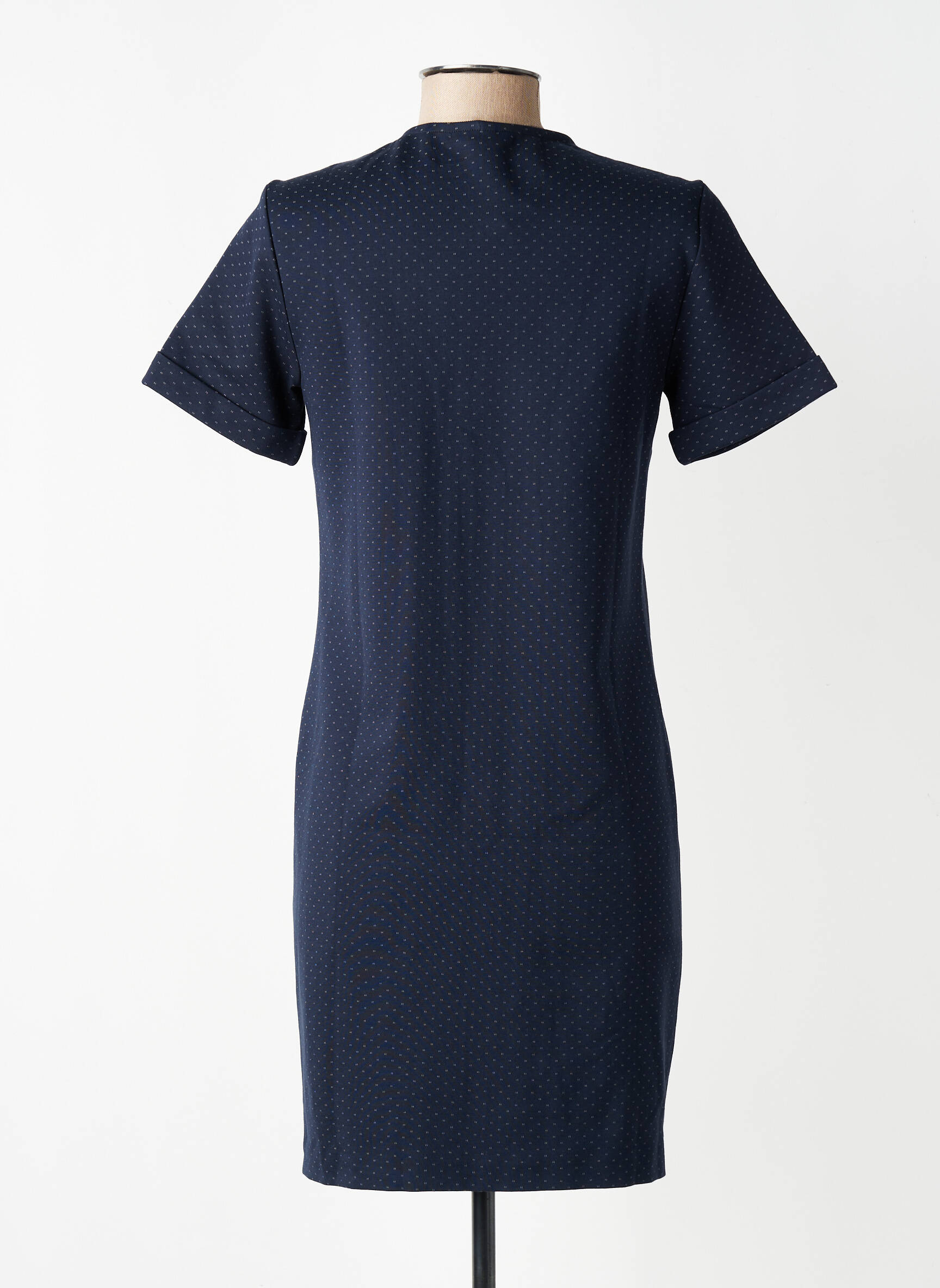Rochie scurtă mâneci scurte mâneci scurte albastru I.CODE (By IKKS) femeie