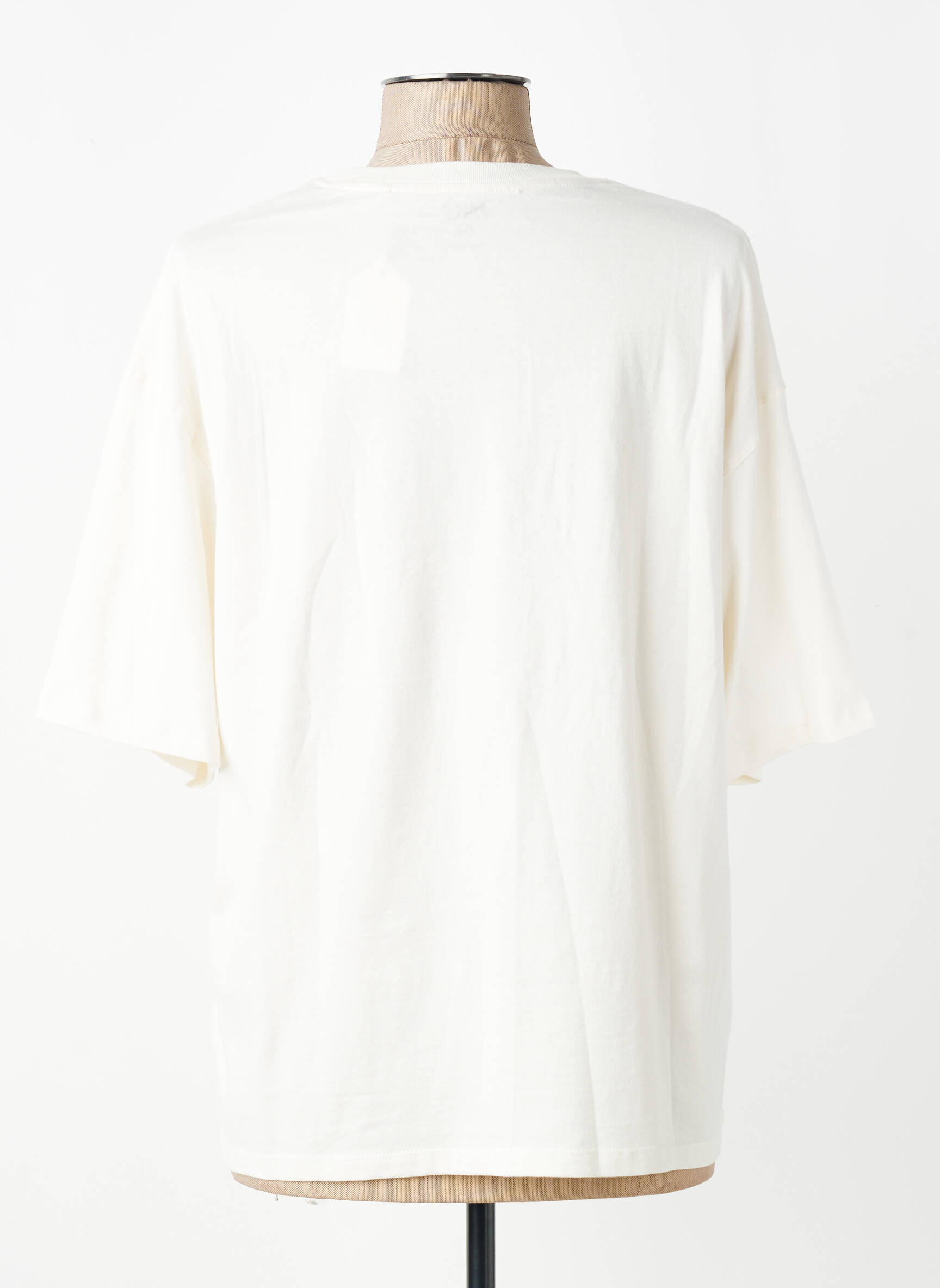Tricou imprimeu fantezie mâneci scurte bej MKT STUDIO femeie