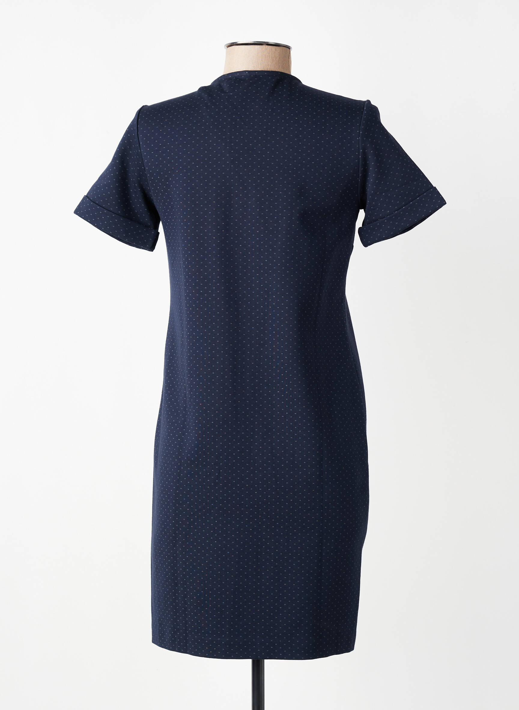 Rochie scurtă mâneci scurte mâneci scurte albastru I.CODE (By IKKS) femeie