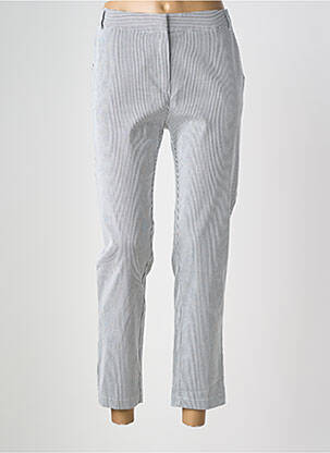 Pantalon chino închidere cu fermoar sub clapetă cu cârlig mărime normală gri LA PETITE FRANCAISE femeie