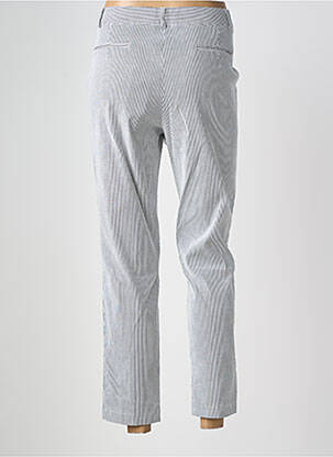 Pantalon chino închidere cu fermoar sub clapetă cu cârlig mărime normală gri LA PETITE FRANCAISE femeie