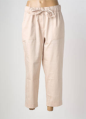 Pantalon 7/8 talie elastică mărime normală roz BETTY & CO femeie