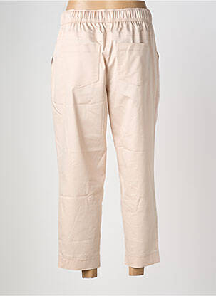 Pantalon 7/8 talie elastică mărime normală roz BETTY & CO femeie