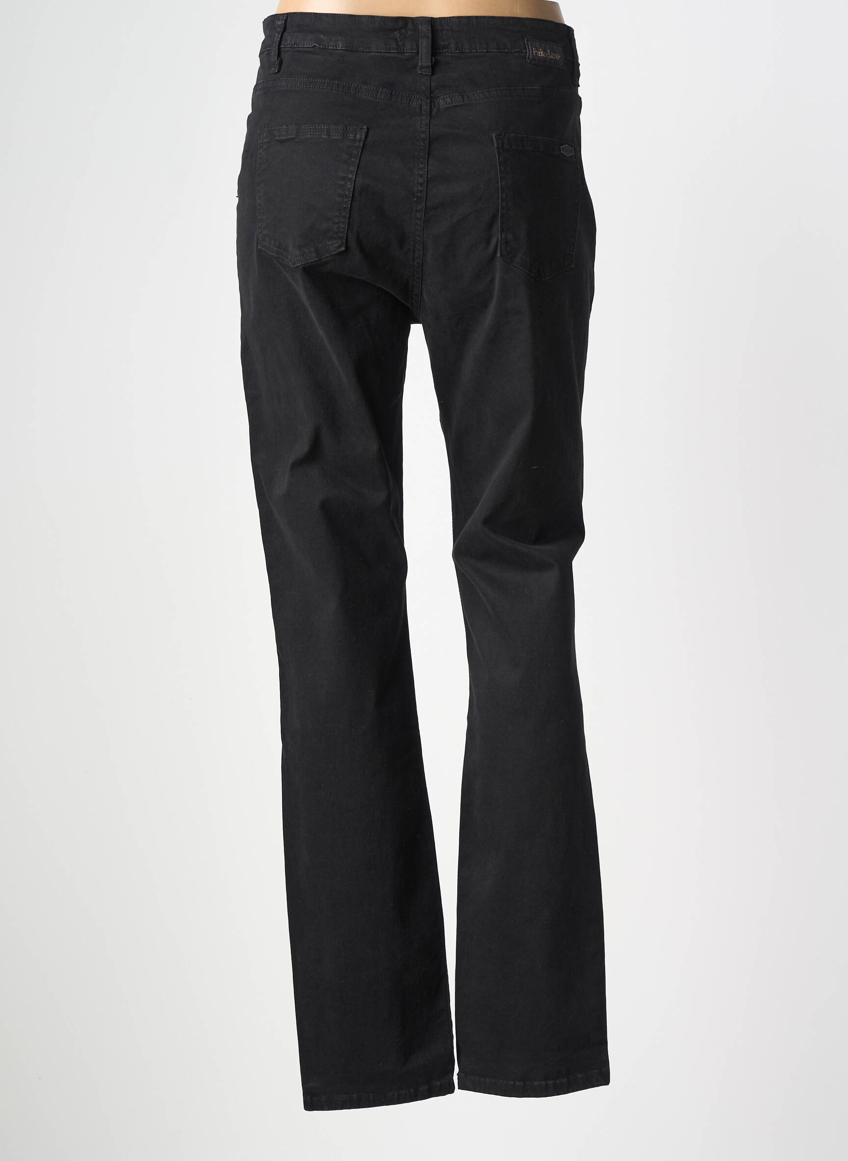 Pantalon slim elasticitate mărime normală negru PAKO LITTO femeie