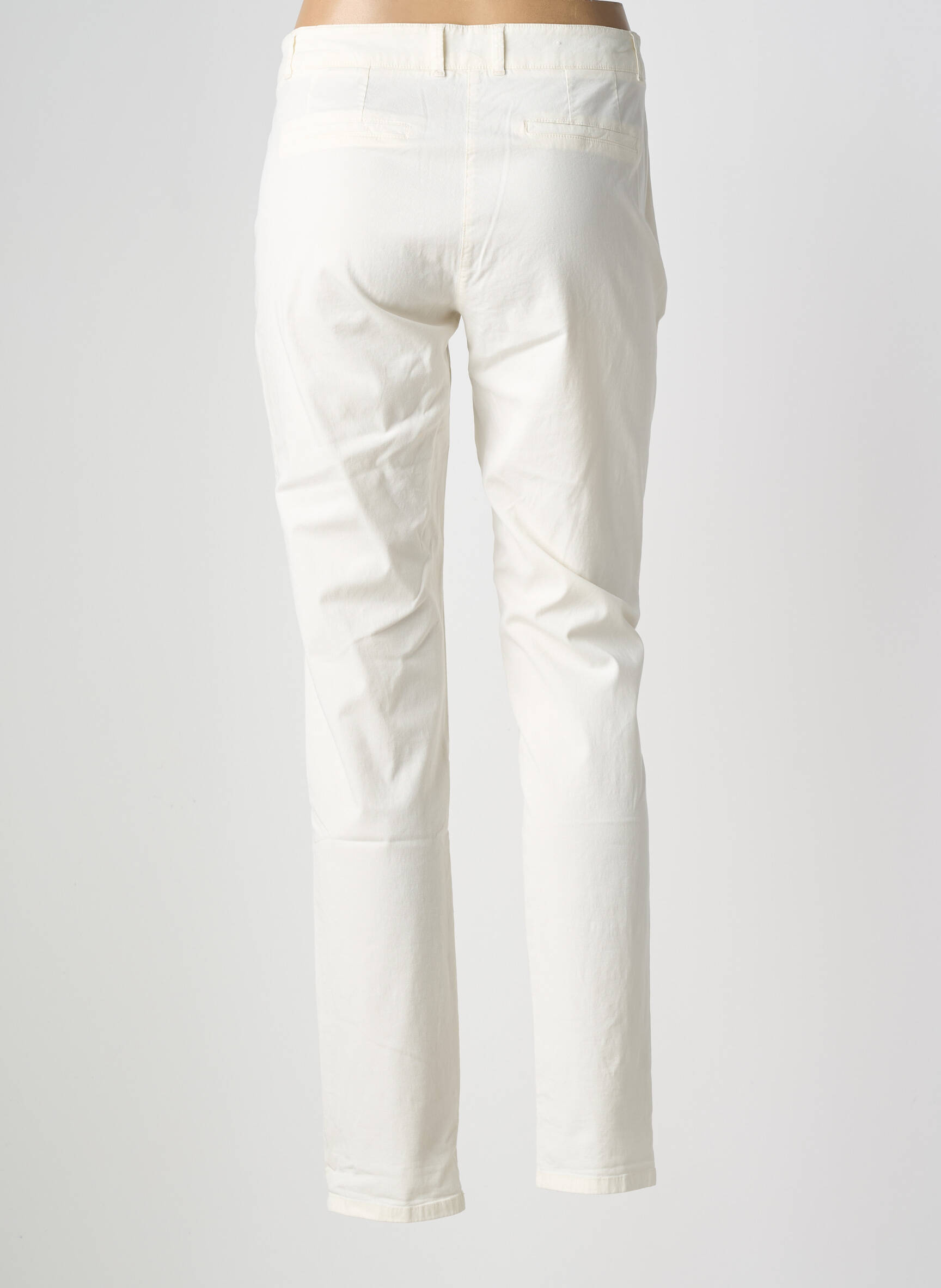 Pantalon chino țesătură poplin mărime normală bej BETTY BARCLAY femeie