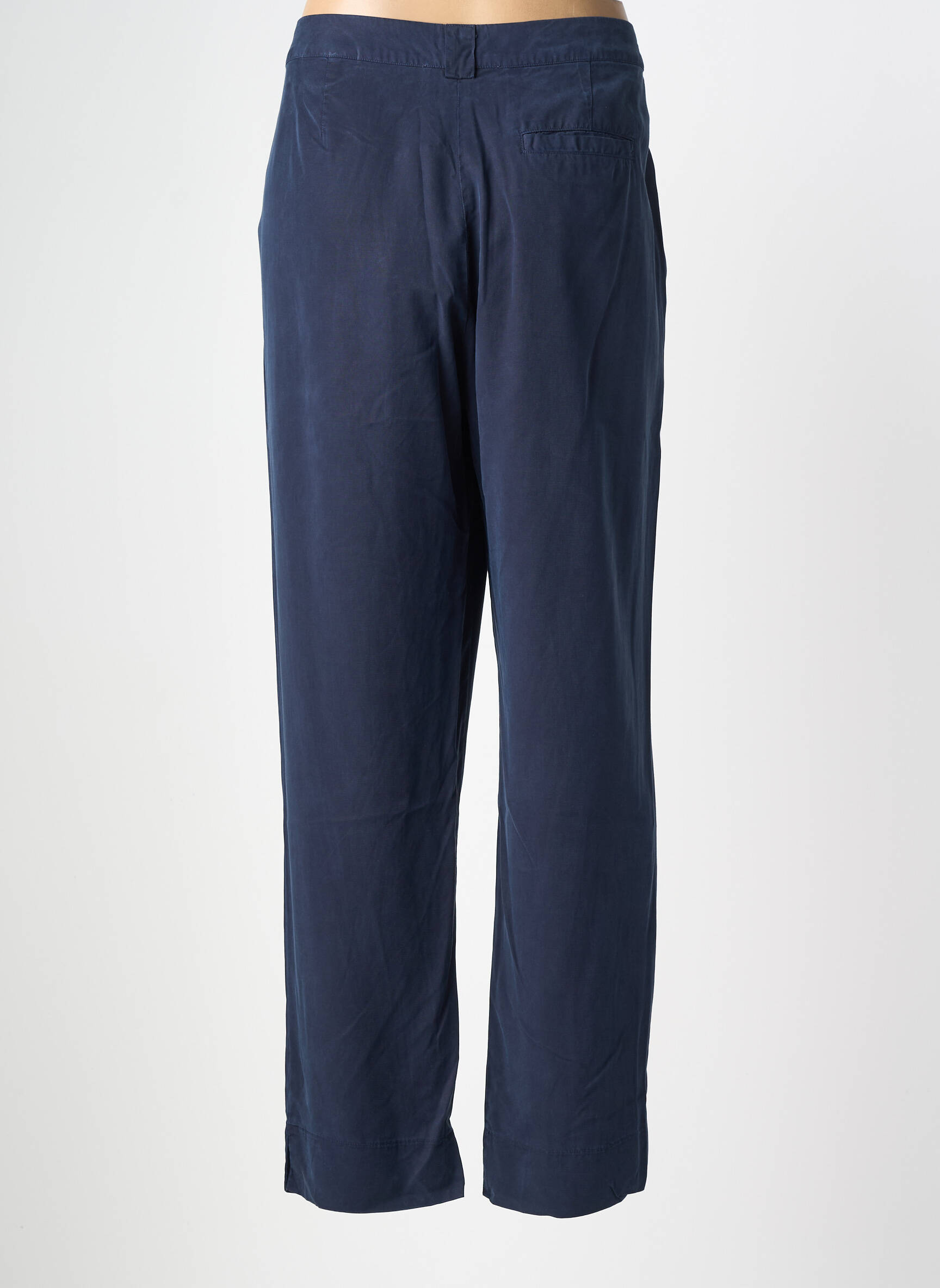 Pantalon chino talie joasă talie joasă albastru NICE THINGS femeie