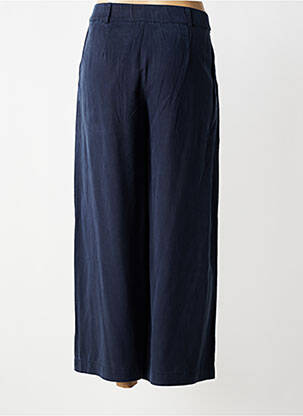 Pantalon 7/8 talie elastică mărime normală albastru NICE THINGS femeie