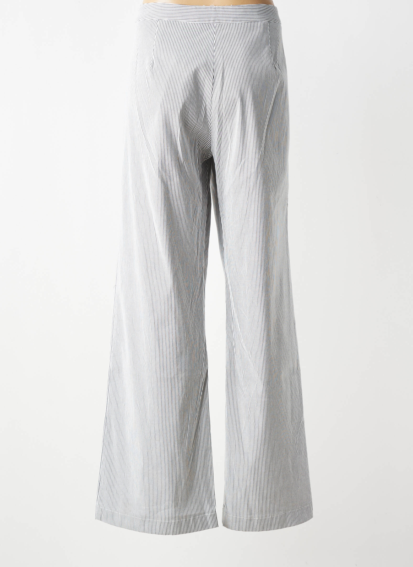 Pantalon drept mărime normală mărime normală gri LA PETITE FRANCAISE femeie