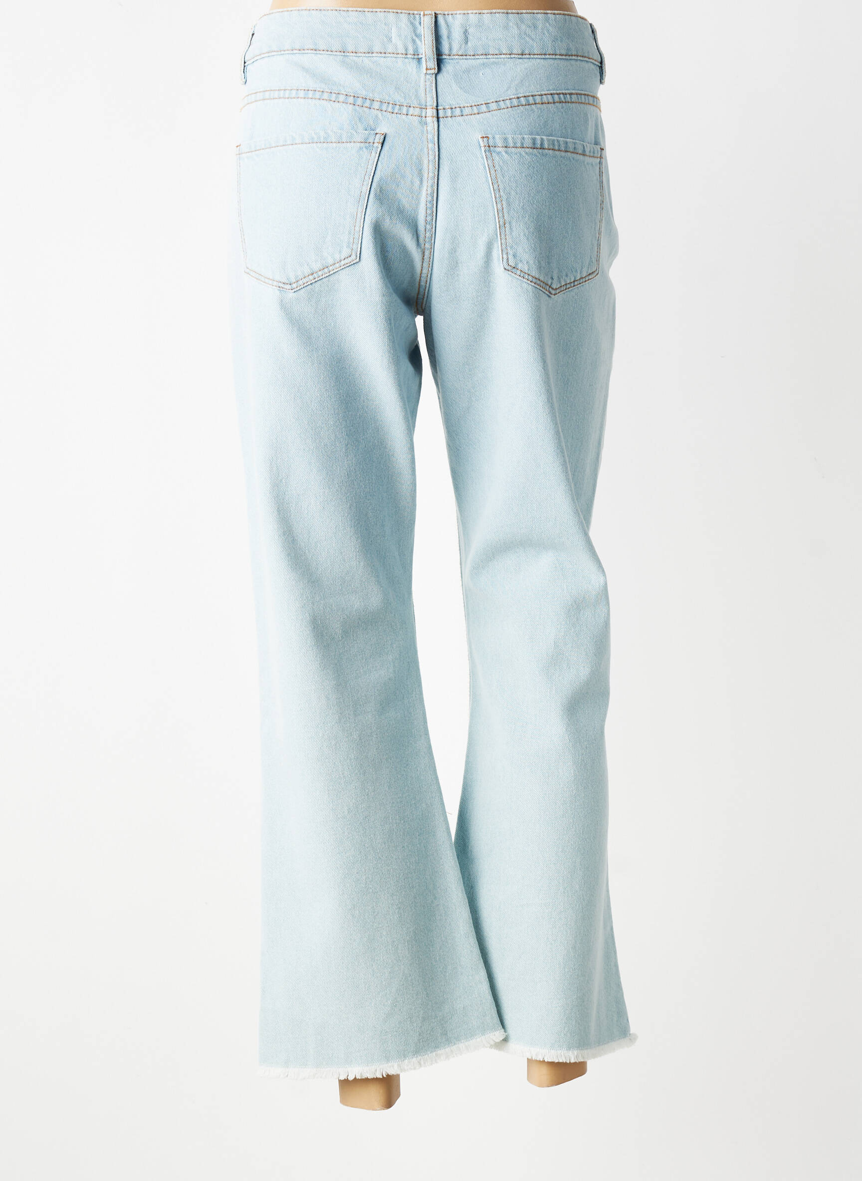 Blugi bootcut mărime normală mărime normală albastru I.CODE (By IKKS) femeie