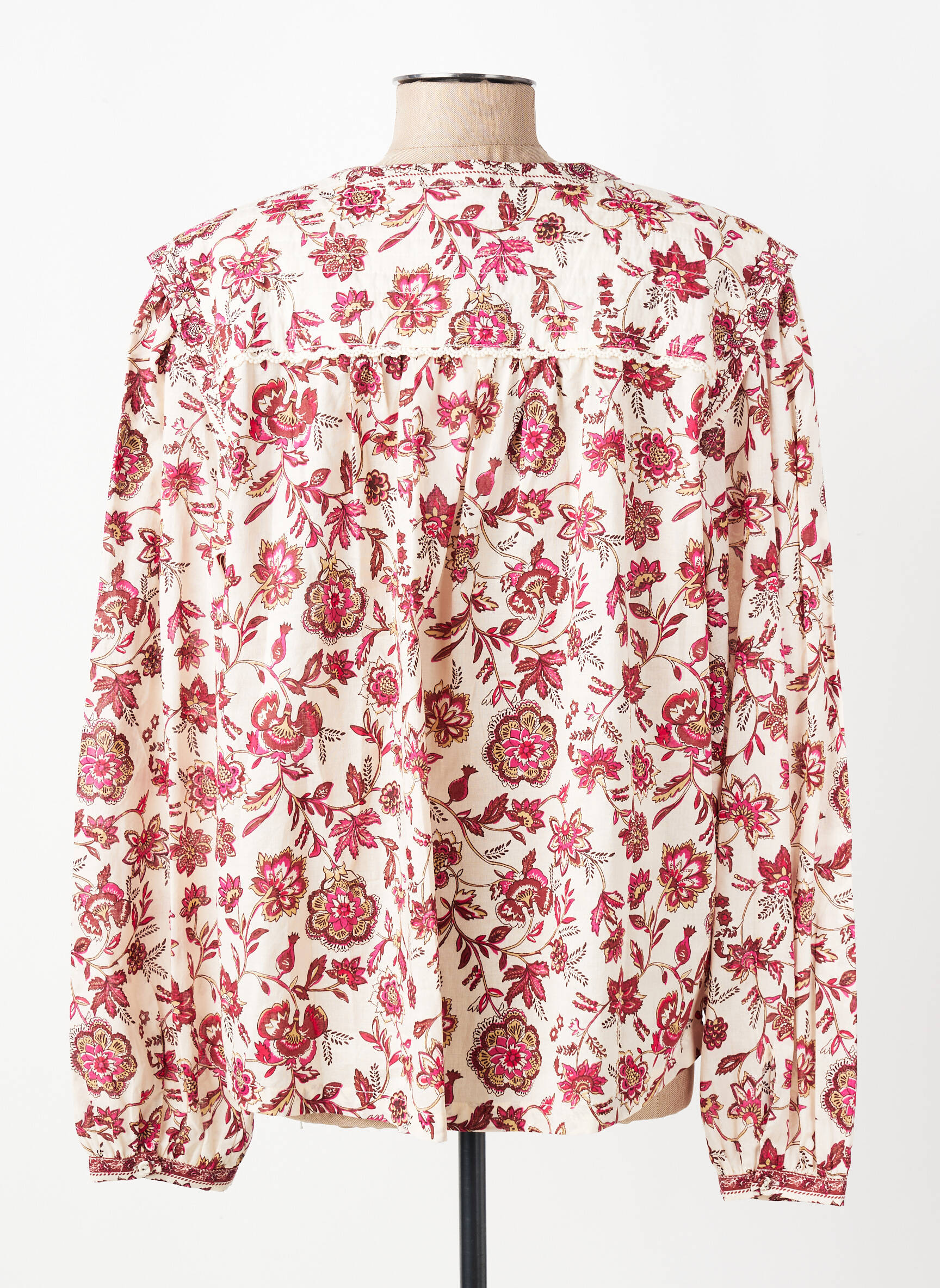 Cămașă imprimeu floral mâneci lungi roz GRACE & MILA femeie