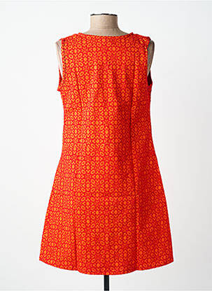 Rochie scurtă fără mâneci fără mâneci portocalie SINOE BY BAMBOO'S femeie