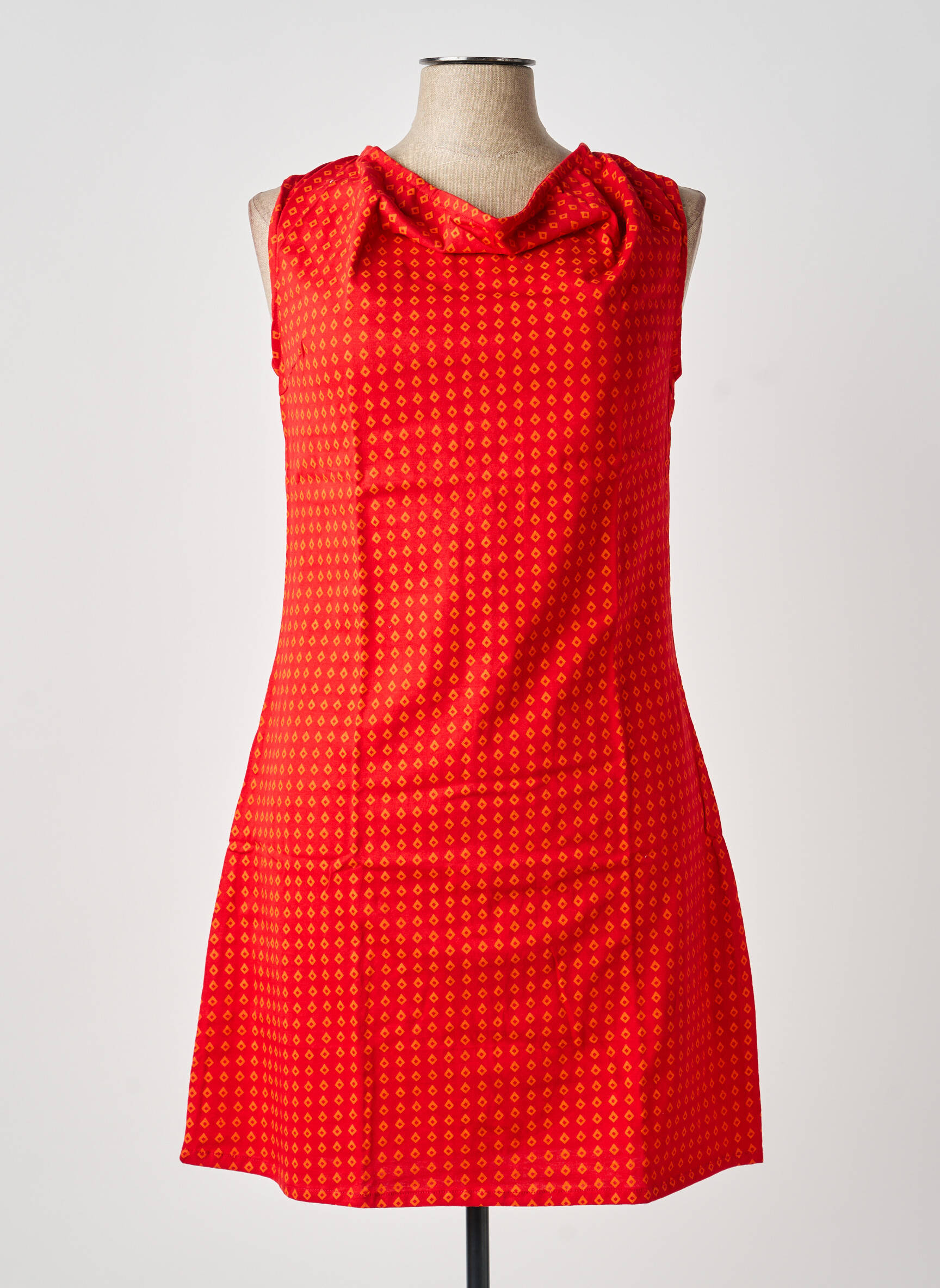 Rochie scurtă fără mâneci fără mâneci roșu SINOE BY BAMBOO'S femeie