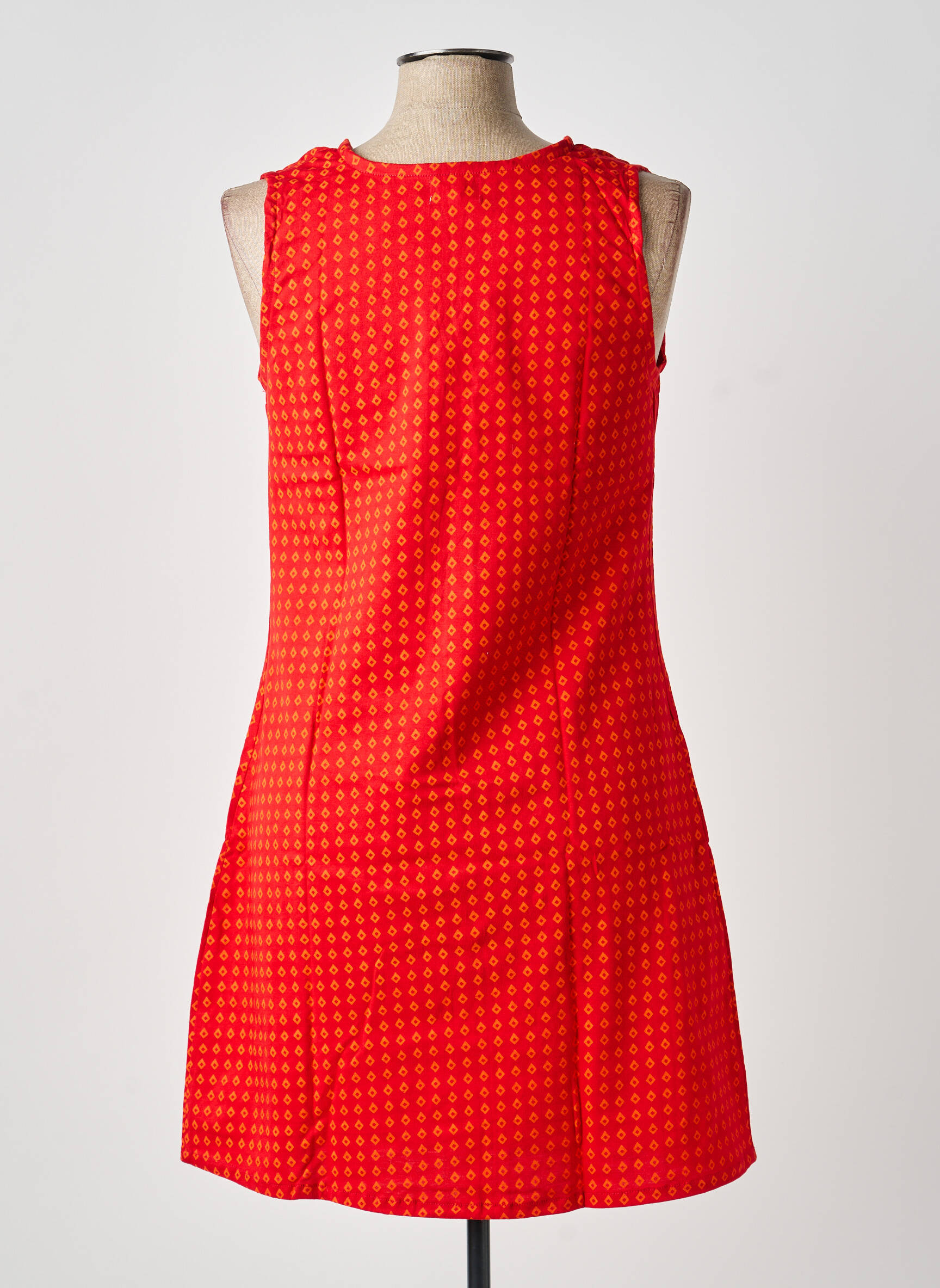 Rochie scurtă fără mâneci fără mâneci roșu SINOE BY BAMBOO'S femeie