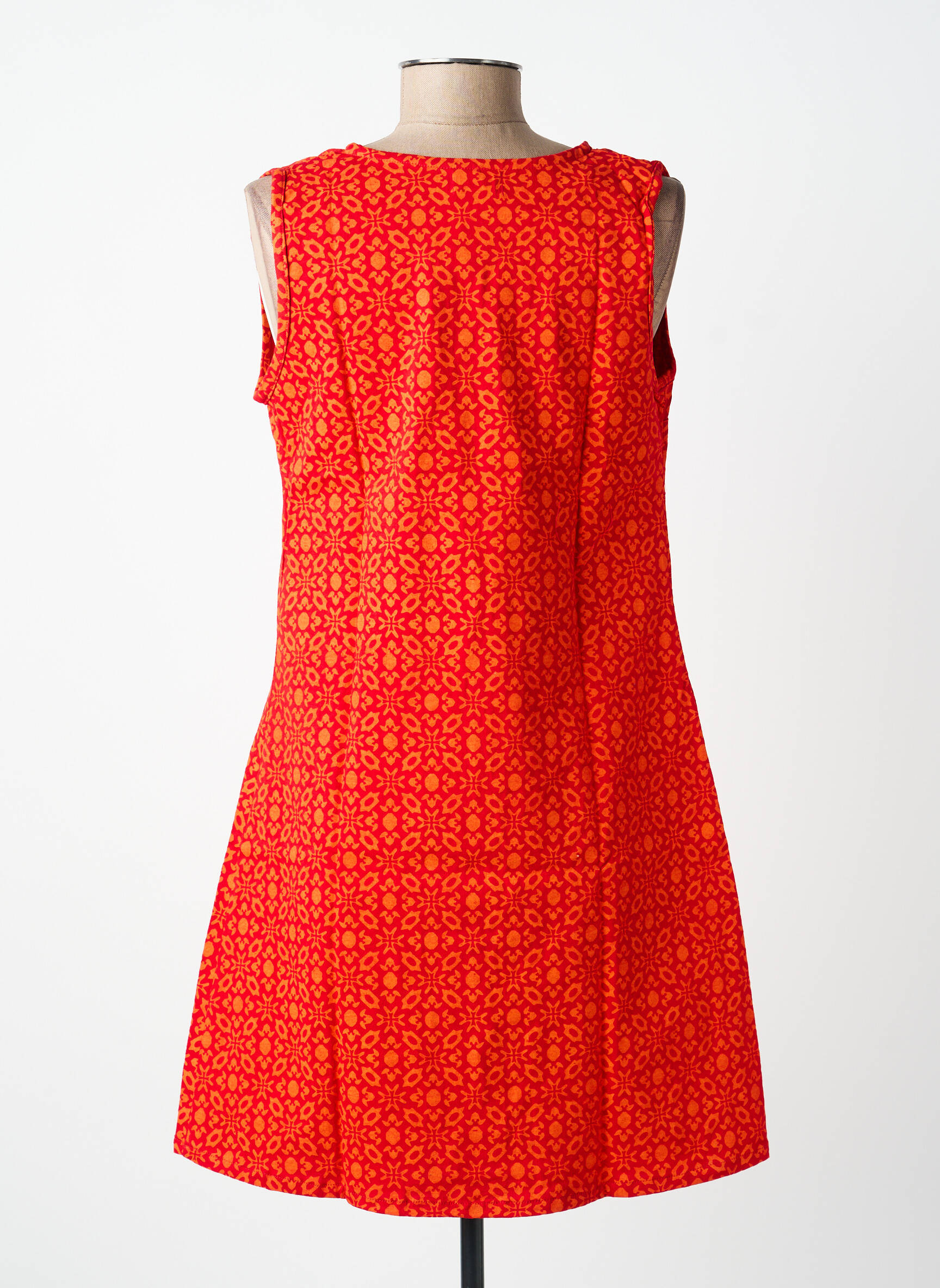 Rochie scurtă fără mâneci fără mâneci portocalie SINOE BY BAMBOO'S femeie