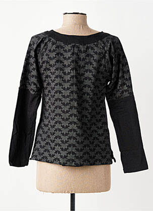 Jachete casual guler rotund negru BAMBOO'S femeie