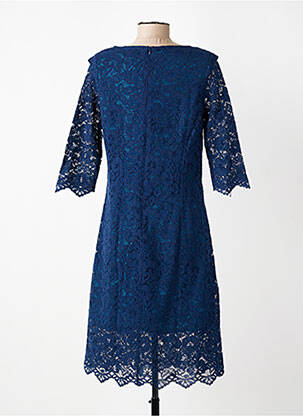 Rochie midi mâneci 3/4 mâneci 3/4 albastru MOLLY BRACKEN femeie