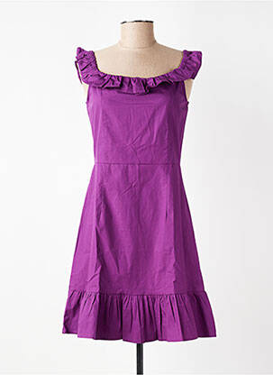 Rochie scurtă fără mâneci fără mâneci violet MOLLY BRACKEN femeie