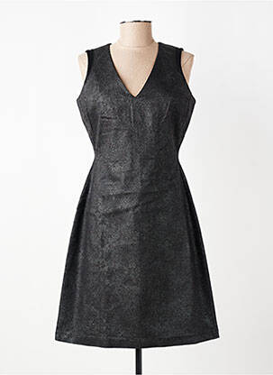 Rochie midi fără mâneci fără mâneci gri EVA KAYAN femeie