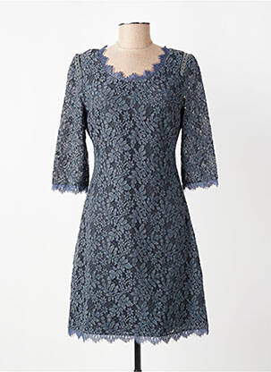 Rochie scurtă mâneci 3/4 mâneci 3/4 gri EVA KAYAN femeie
